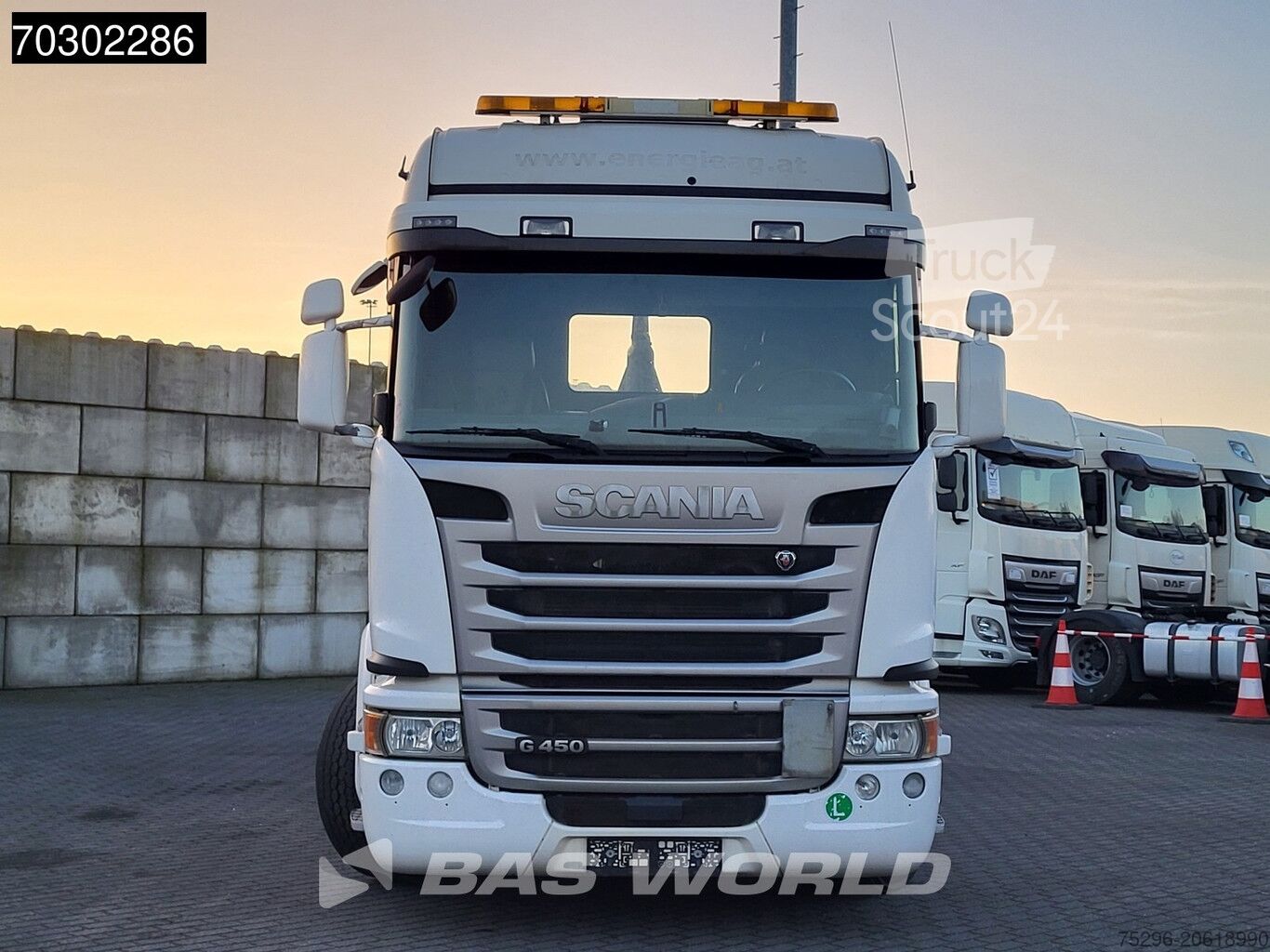 Scania G450 6X2 HIAB XR21Z59 containersystem 3-pedals